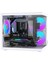 Gm-X1 Tuştan Değişmeli 3x Rgb Fanlı Gaming Mini Akvaryum M-Atx Beyaz Kasa 2