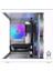 Gm-X1 Tuştan Değişmeli 3x Rgb Fanlı Gaming Mini Akvaryum M-Atx Beyaz Kasa 3