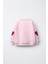 Kız Çocuk Pamuklu Pembe Oversize Kalpli Sweatshirt ve Bol Paça Eşofman Takım 6
