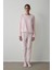 Açık Pembe Ellie Bisiklet Yaka Pijama Üstü 2