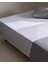 Sibyla King Size %100 Pamuk Düz Saten Çarşaf - Beyaz 5