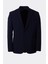 Slim Fit Dar Kesim Mono Yaka Casual Lacivert Ceket 4016 1