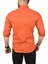 Erkek Kiremit Slim Fit Dar Kesim Pamuklu Spor Gömlek Çıtçıtlı Likralı Gabardin Gömlek 2300421 5