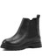 Kadın Siyah Deri Chelsea Bot 3