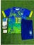Brezilya 2024/25 Yeni Sezon Neymar Jr Çocuk Konsept Forması 4'lü Set (Maviyeşil) 4