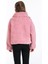 Anne Kız Kombin Peluş Fermuarlı Astarlı Crop Mont 4