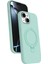 Buğz Apple Iphone 15 Plus Regal Magsafe Standlı Kapak - Su Yeşili 1