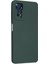 Buğz Xiaomi Redmi Note 11 Pro Kılıf Nano Içi Kadife Silikon - Koyu Yeşil 3