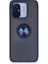Buğz Xiaomi Redmi 12C Kılıf Montreal Yüzüklü Silikon Kapak - Lacivert 1