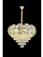 Billur Gold 60 cm Kristal Taşlı Modern Avize – Salon ve Oturma Odası 3