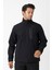 Siyah Erkek Su Geçirmez Softshell Outdoor Mont / Ceket - 5039-10 2