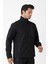 Siyah Erkek Su Geçirmez Softshell Outdoor Mont / Ceket - 5039-10 3