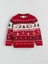 Kids Kırmızı Bisiklet Yaka Yılbaşı Temalı Erkek Çocuk Kazak 1