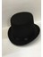 Buğz Yetişkinler Için Siyah Renk Ringmaster Sihirbaz Şapkası Fötr Şapka 15 cm 4