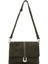 Kadın Yeşil Uzun Askılı Süet Deri Çapraz Çanta 25WBD252610 5