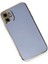 Buğz Iphone 11 Kılıf Volet Silikon - Mavi 3