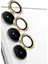 Buğz Samsung Galaxy S24 Fe Raze Metal Kamera Lens - Sarı 1