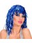 Buğz Mavi Işıltılı Metalize Parti Peruğu 1