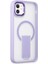 Buğz Newface Iphone 12 Tork Magsafe Standlı Kapak - Lila 1