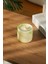 Mint Flow %100 Soya Wax Odun Fitilli Yeşil Mermer Desen Dekoratif Mum 1