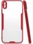 Buğz Iphone Xs Max Kılıf Platin Silikon - Kırmızı 1