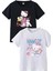 2li Kaliteli Pamuk Penye Kız Çocuk Baskılı Tshirt 5 6 7 8 9 10 11 12 13 14 Yaş Hello Kitty 1