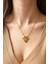Gold Çelik Geometrik Kolye (Serenay Sarıkaya) 2