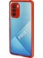 Xiaomi Poco F3 Kılıf Miami Şeffaf Silikon - Kırmızı 3
