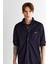Erkek Lacivert Regular Fit Düğmeli Yaka Gömlek 3825117T.433 4
