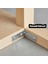 Metal Köşebent 40X40X15 mm Ince L Demiri Gönye Mobilya Duvar Sabitleme Bağlantı Aparatı (25 Adet) 3