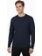 Erkek Sıfır Yaka Petek Doku Regular Fit Sweatshirt BGL-ST04950 1