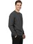 Erkek Sıfır Yaka Petek Doku Regular Fit Sweatshirt BGL-ST04950 2