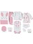 10 Lu Kulaklı Rabbit Lüx Set Zıbın Seti Hastane Çıkışı %100 Pamuklu 1