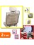 Şeffaf Araba Koltuk Arkası Koruyucu Kılıf 1 Adet + Kapı Kolu Koruyucu Sticker 8 Adet - 2li Set P0Q8R 1