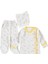 Yenidoğan Kendinden Eldivenli 3 Lü Bebek Takım Seti 1
