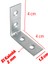 Metal Köşebent 40X40X15 mm Kalın L Demiri Gönye Mobilya Duvar Sabitleme Bağlantı Aparatı (25 Adet) 2