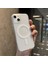 iPhone 14 Plus Magsafe Şeffaf Mika Sararmaz Sert Kılıf 1