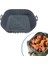 Renkli Isıya Dayanıklı Yıkanılabilir Silikon Fırın Airfryer Kare Model Pişirme Matı 20 cm 1