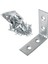 Metal Köşebent (50 Adet) 40X40X15 mm Ince L Demiri Gönye Mobilya Duvar Sabitleme Bağlantı Aparatı 4