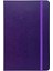 13X21 80 Yaprak Termo Deri Iplik Dikiş Lastikli Defter Çizgili Mor 1