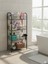 Dört Katlı Çok Amaçlı Metal Banyo Rafı, Siyah, 80X40X23 cm 1