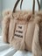 Vintage Peluş Kürk Model Sonbahar, Kış The Bag Bonjeur Kadın El, Kol, Omuz Çanta 3