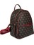Kadın 1265-48624 Sılver Polo Sırt Çantası M178 Kahve Sarı-Mat Bordo 2