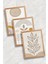 Bohem Minimalist Ahşap Çerçeveli Tablo - 3'lü Tablo Seti - Duvar Tablosu - Üçlü Tablo 2