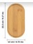 Bambu Oval Sunum ve Servis Tepsisi Yağdanlık Altlığı, Mutfak ve Banyo 1 Adet 4