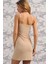 Mikropolyamid Kumaşlı Askıları Çıkabilen Straplez Kısa Elbise Altı Kombinezon 4