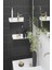Beyaz Metal Banyo Duvar Rafı 45X10CM, Pratik ve Şık Tasarım 1