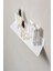 Beyaz Metal Banyo Duvar Rafı 45X10CM, Pratik ve Şık Tasarım 7
