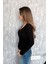 Kadın V Yaka Uzun Kol Bluz 22132 5