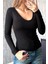 Kadın V Yaka Uzun Kol Bluz 22132 10